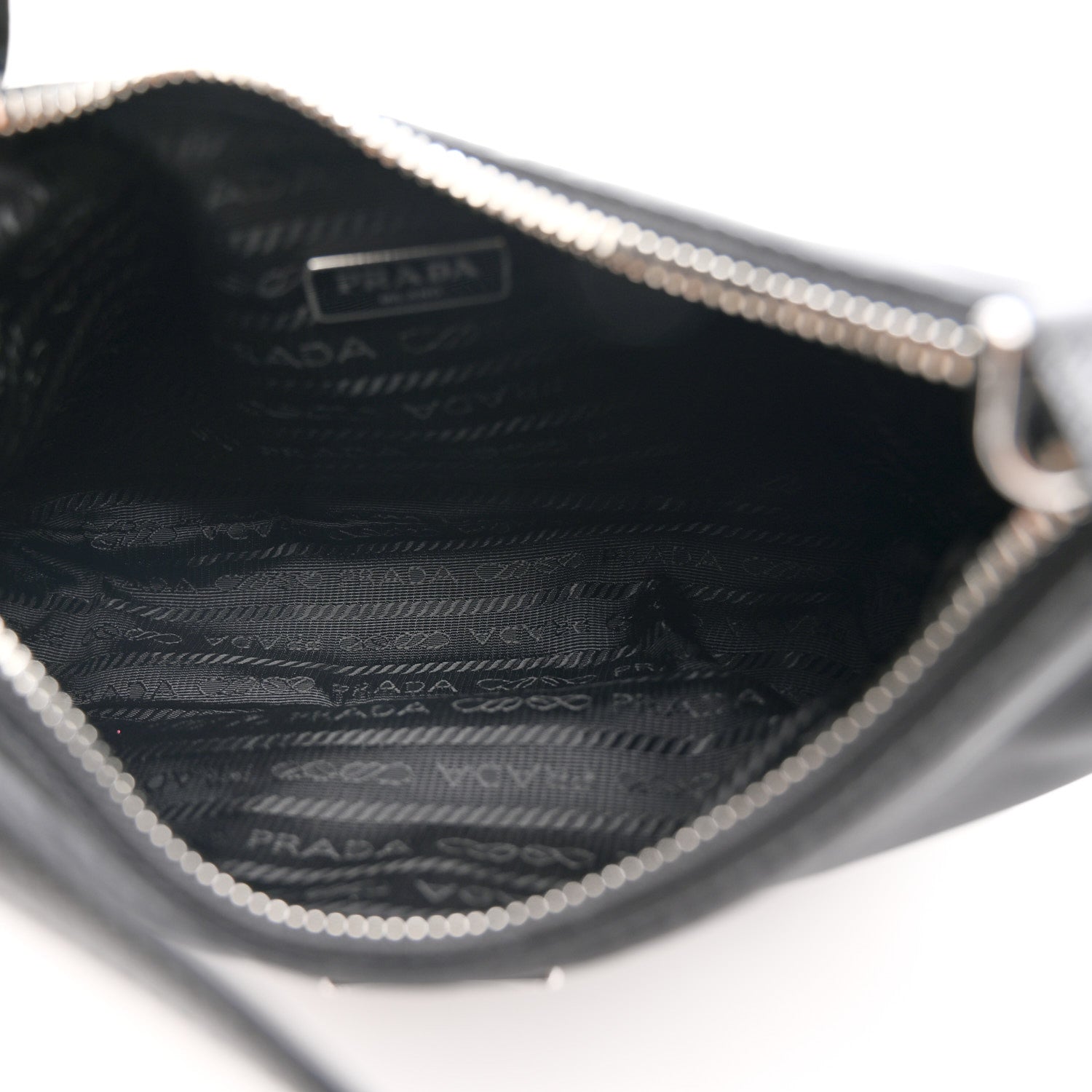 Prada Tessuto Nylon Saffiano Mini Re-Edition 2005 Bag Black 5 of 15