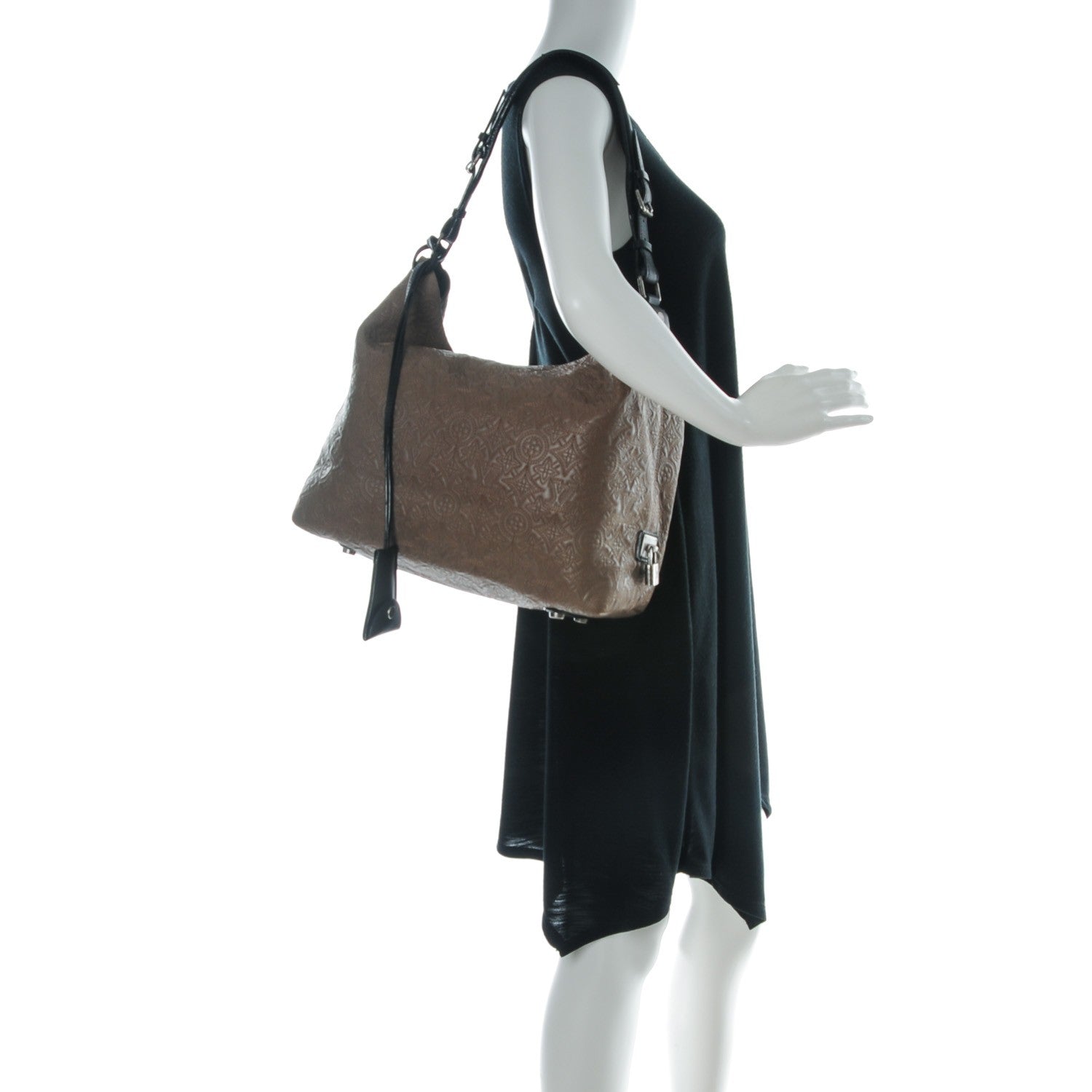 Louis Vuitton Monogram Lambskin Antheia Hobo PM Fumee 2 of 7