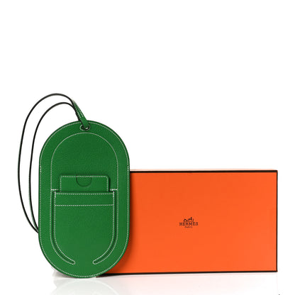 Hermes Chevre Mysore Verso In-The-Loop Phone To Go GM Case Bamboo Celeste 16 of 16