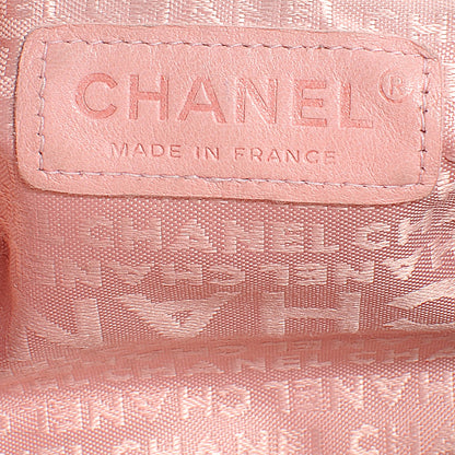 Chanel Caviar Square Stitched Tote Pink 6 of 7