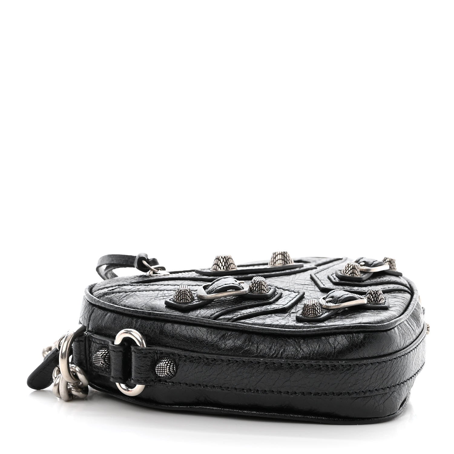 Balenciaga Agneau Arena Mini Le Cagole Heart Bag Black 4 of 11