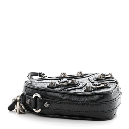 Balenciaga Agneau Arena Mini Le Cagole Heart Bag Black 4 of 11