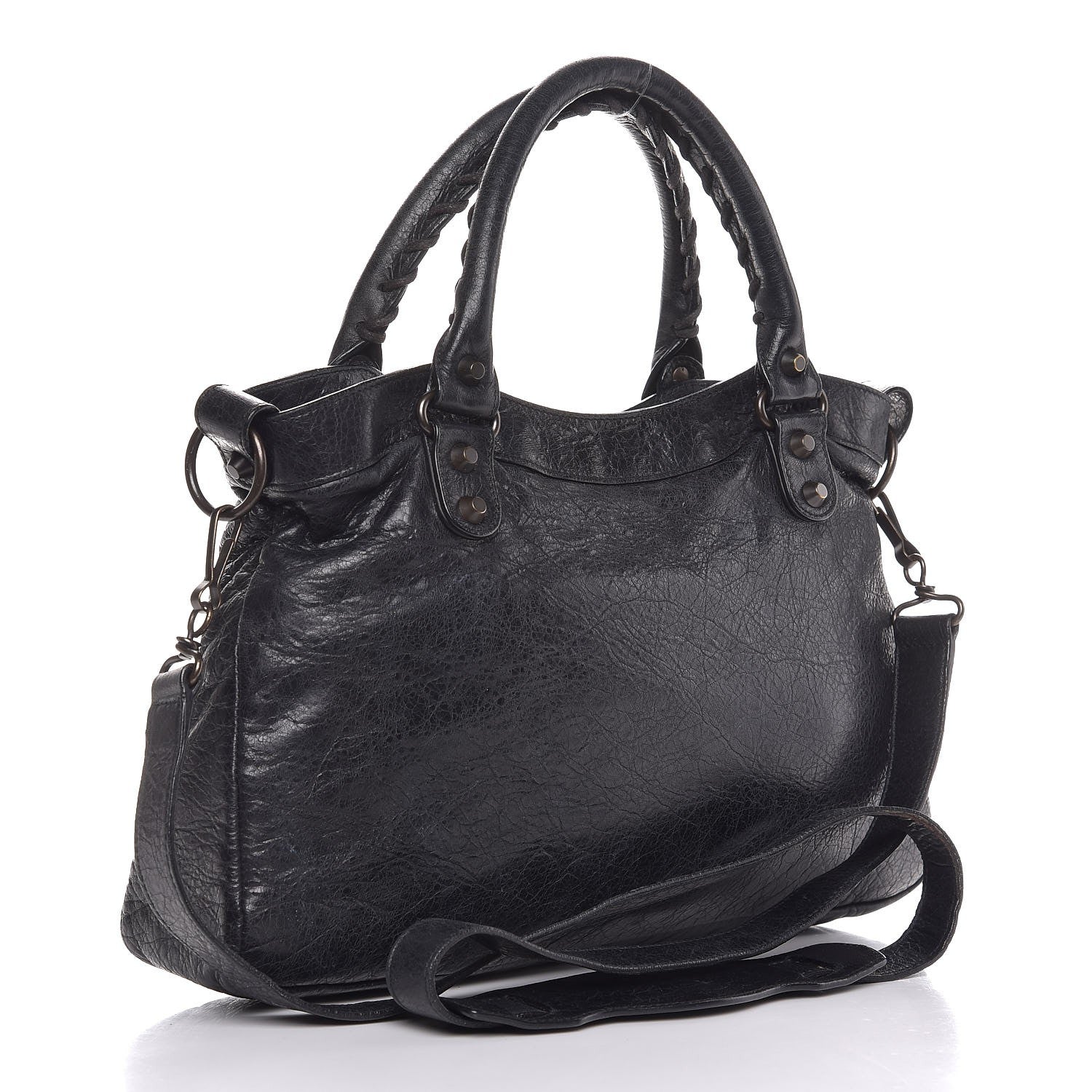 Balenciaga Agneau Classic Hardware Town Black 4 of 8
