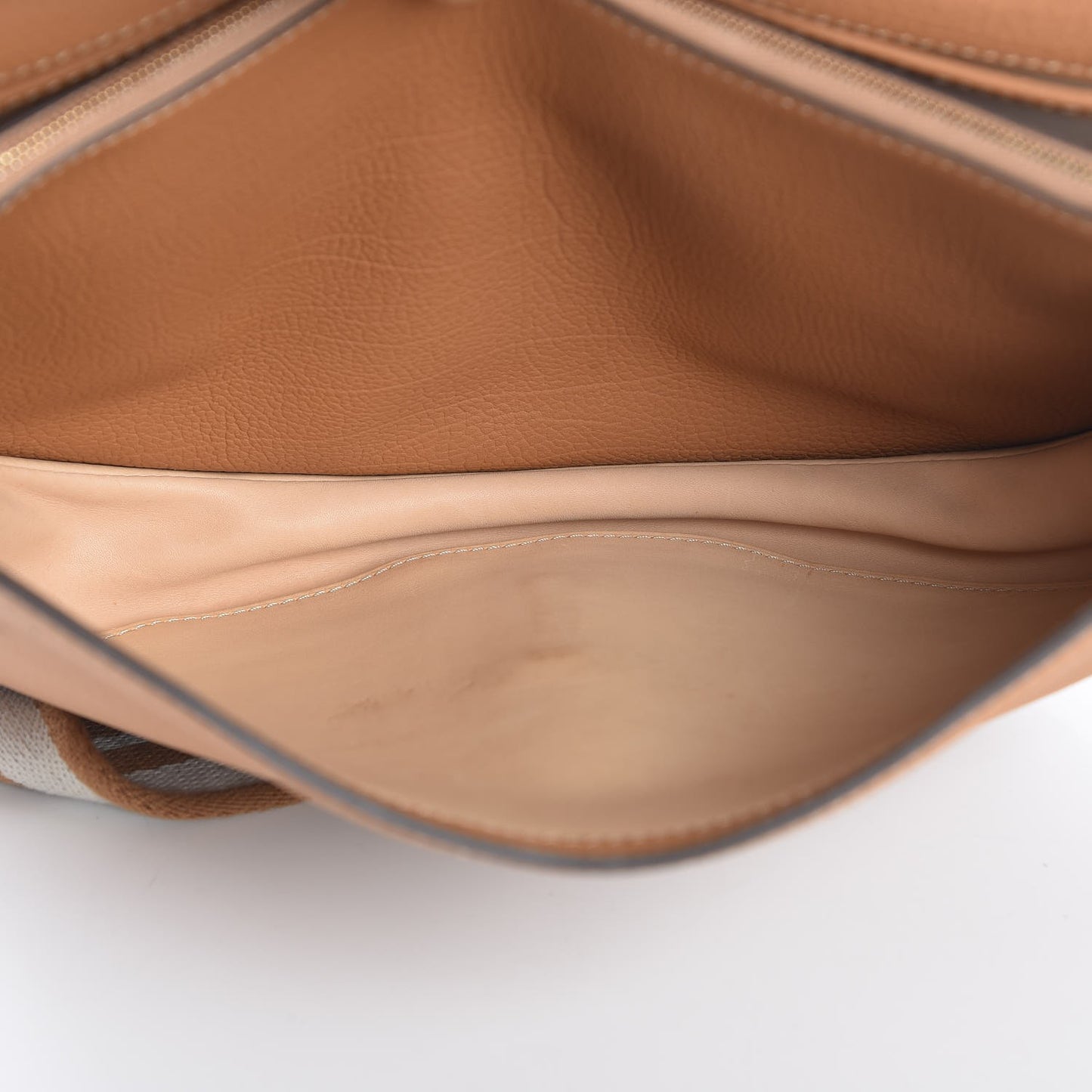 Crispy Calfskin Le Mutin Saddle Bag Vegetal