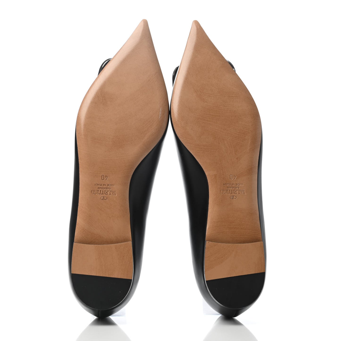 Nappa Vlogo Flats 40 Black