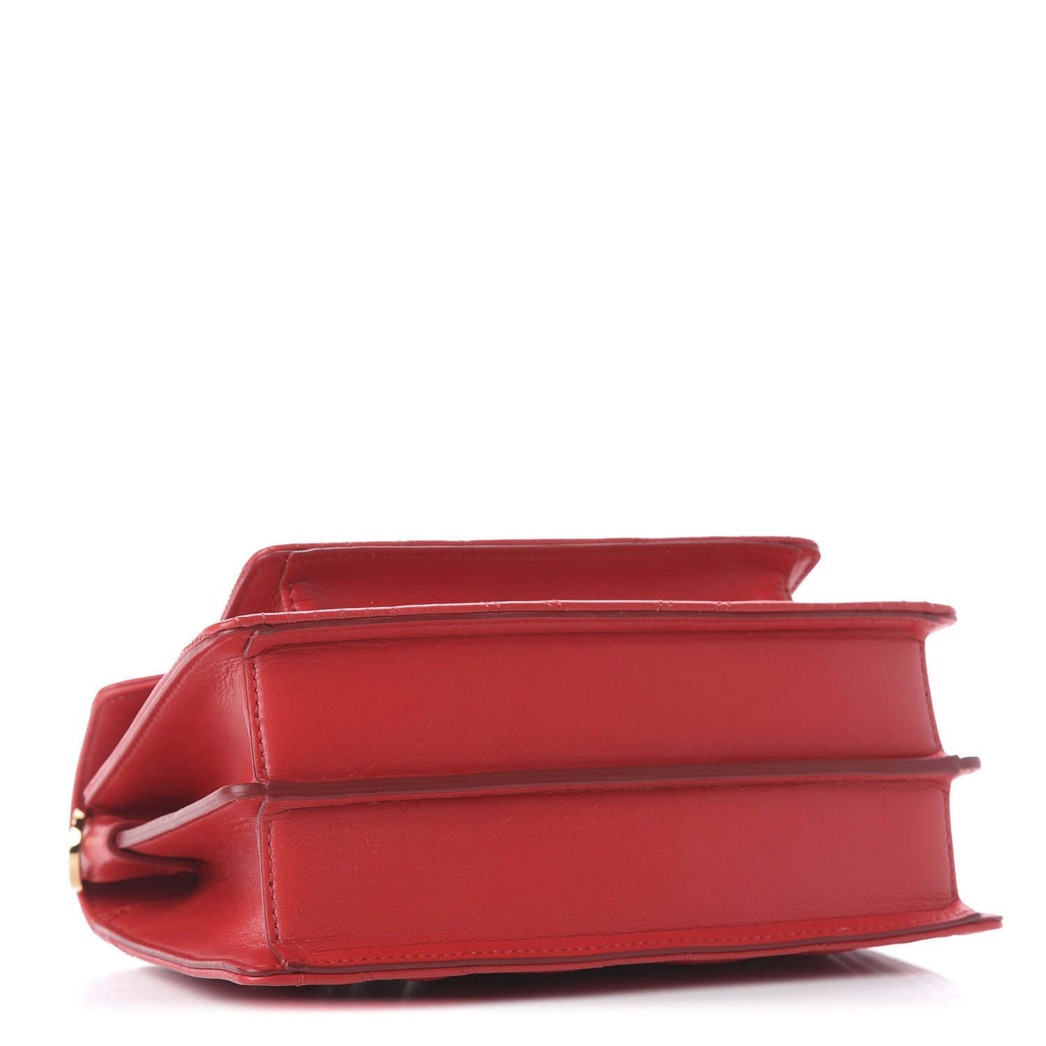 MCM Lambskin Quilted Small Patricia Crossbody Bag Ruby Red 4 of 10