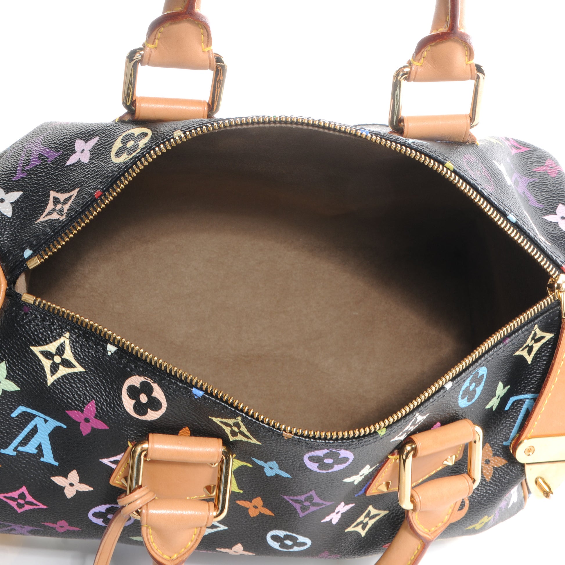 Louis Vuitton Monogram Multicolor Speedy 30 Black 5 of 7