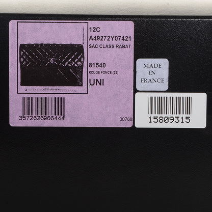 Chanel Calfskin Quilted In the Business Flap Bag Dark Red 11 of 11
