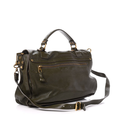 Proenza Schouler Lambskin PS1 Medium Satchel Military 4 of 15