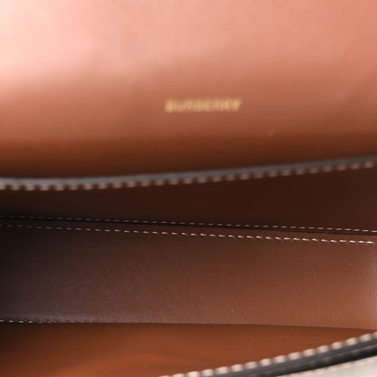 Burberry Calfskin Vintage Check New Hampshire Bag Archive Beige Tan 5 of 9