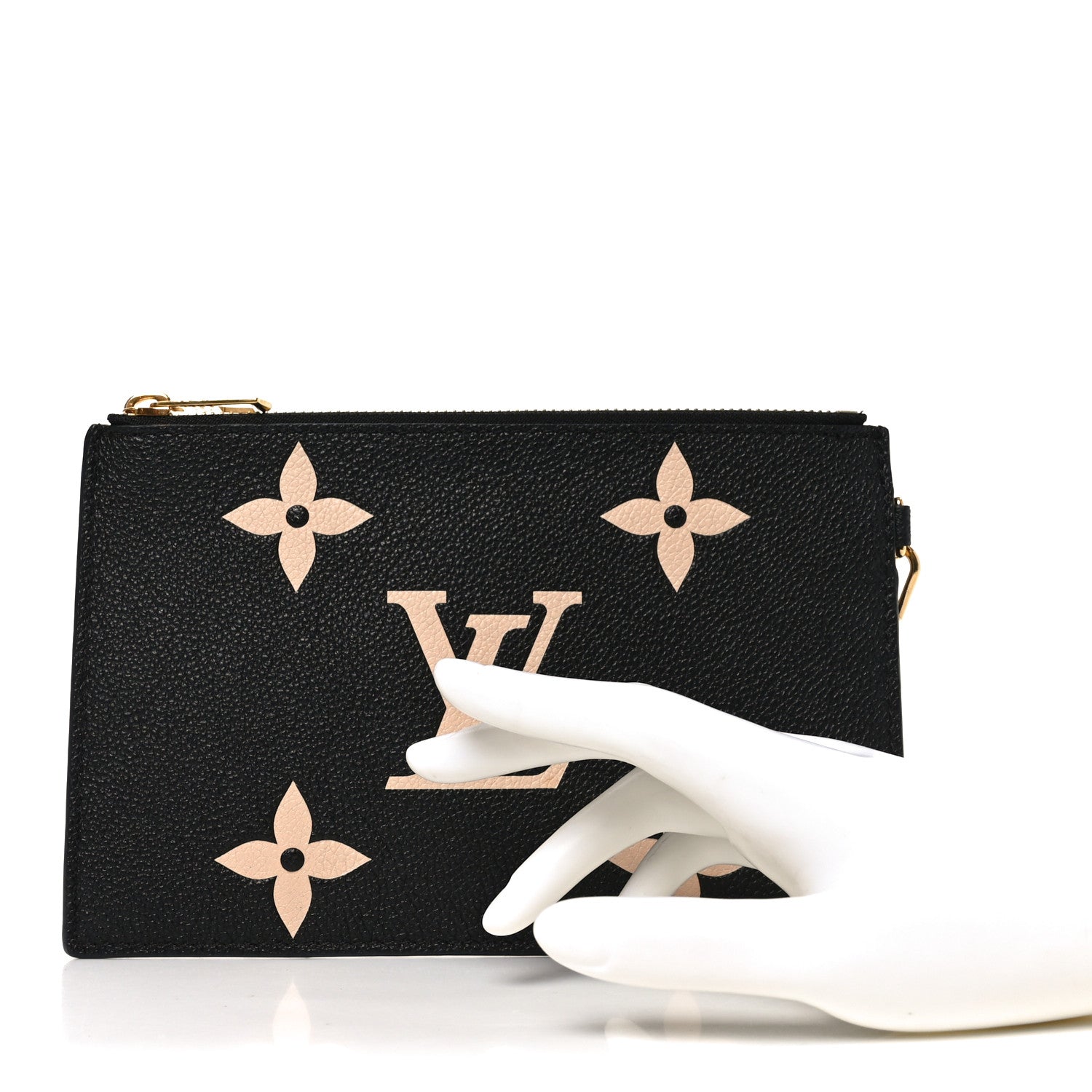 Louis Vuitton Empreinte Monogram Giant Neonoe MM Pochette Black Beige 2 of 6