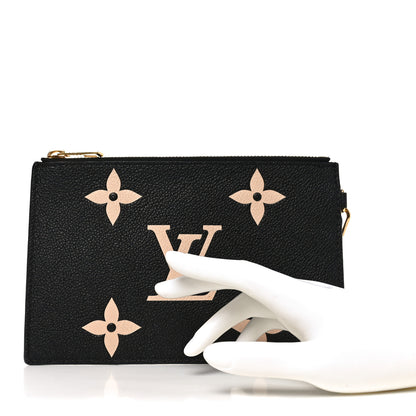 Louis Vuitton Empreinte Monogram Giant Neonoe MM Pochette Black Beige 2 of 6