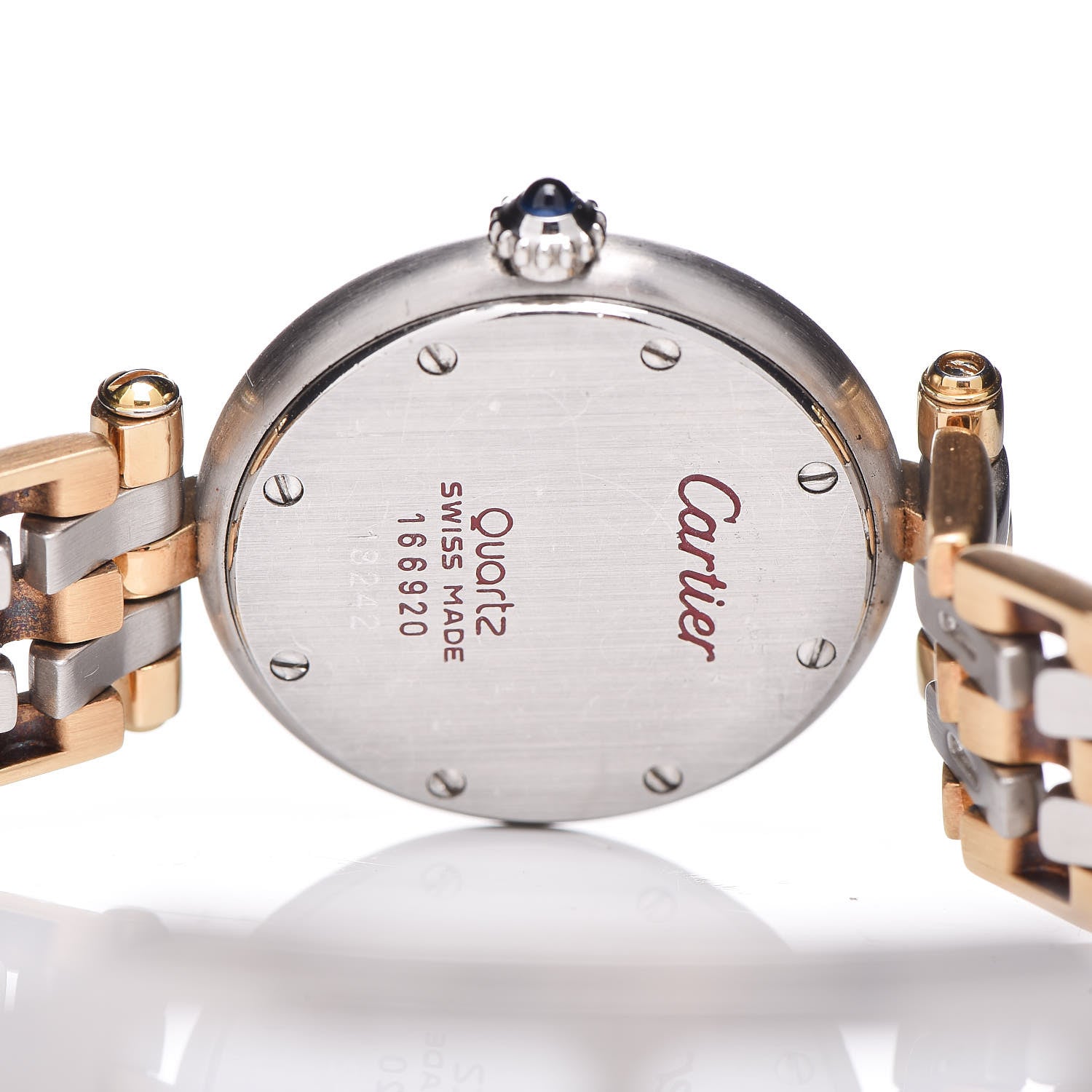 Cartier Stainless Steel 18K Yellow Gold 24mm Panthere Vendome Quartz Watch 5 of 6