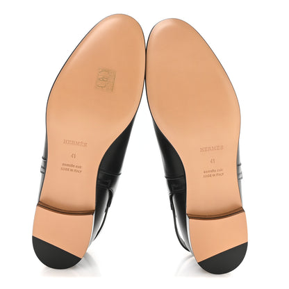 Hermes Calfskin Neo Low Boots 41 Black 6 of 9