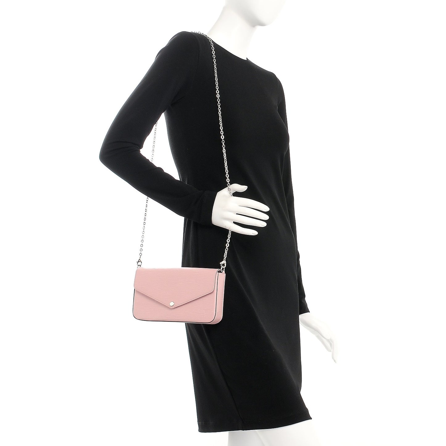 Epi Pochette Felicie Rose Ballerine
