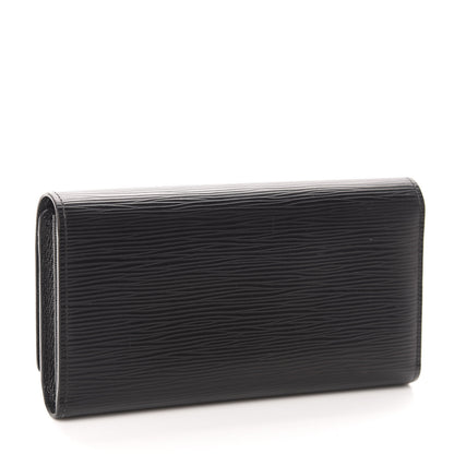 Louis Vuitton Epi Louise Wallet Black 3 of 6