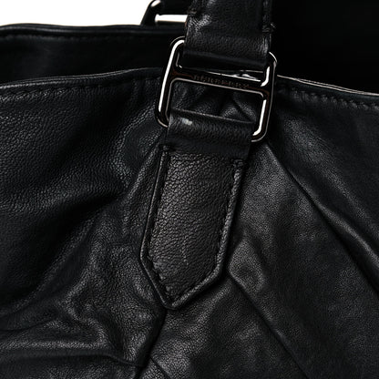 Burberry Lambskin Maggie Soft Knot Hobo Black 14 of 17