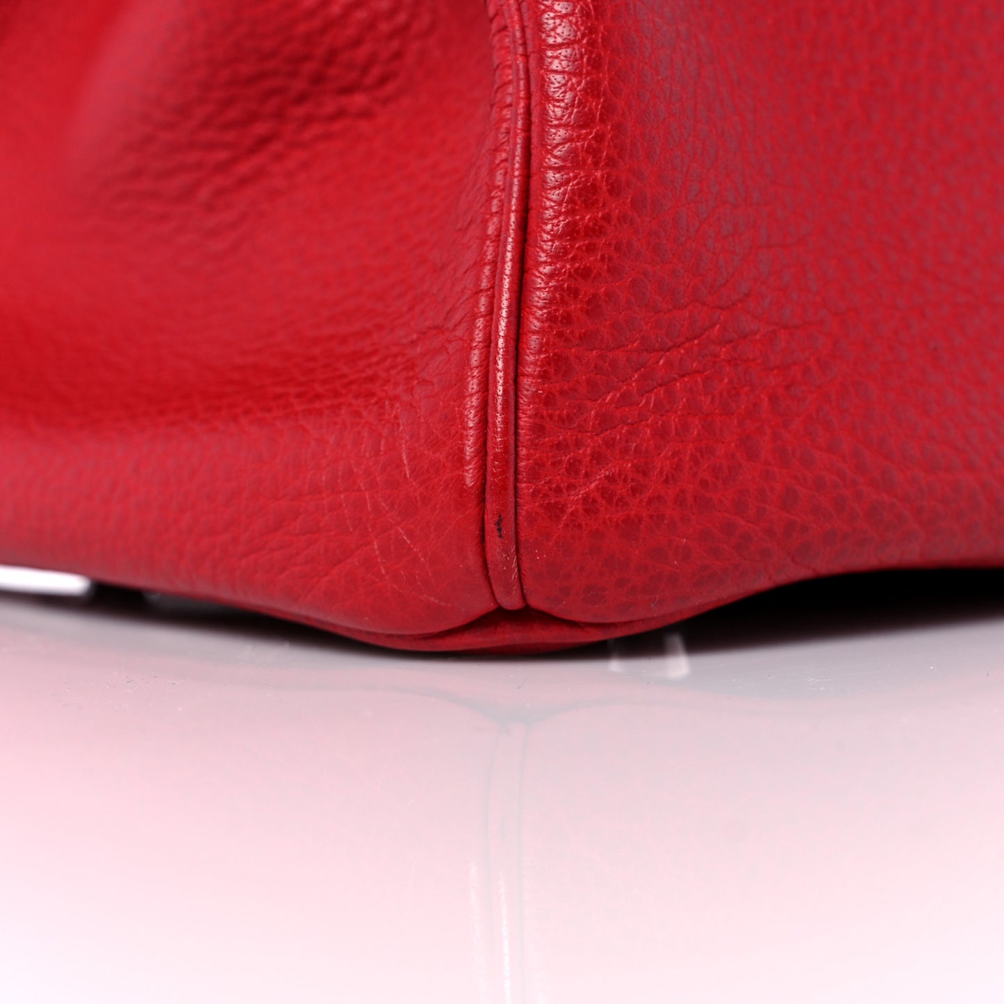 Buffle Skipper Birkin 35 Rouge Vif