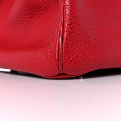 Hermes Buffle Skipper Birkin 35 Rouge Vif 36 of 43
