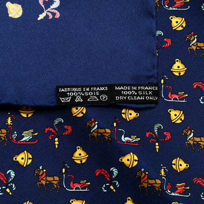 Hermes Silk Pocket Square 4 of 4