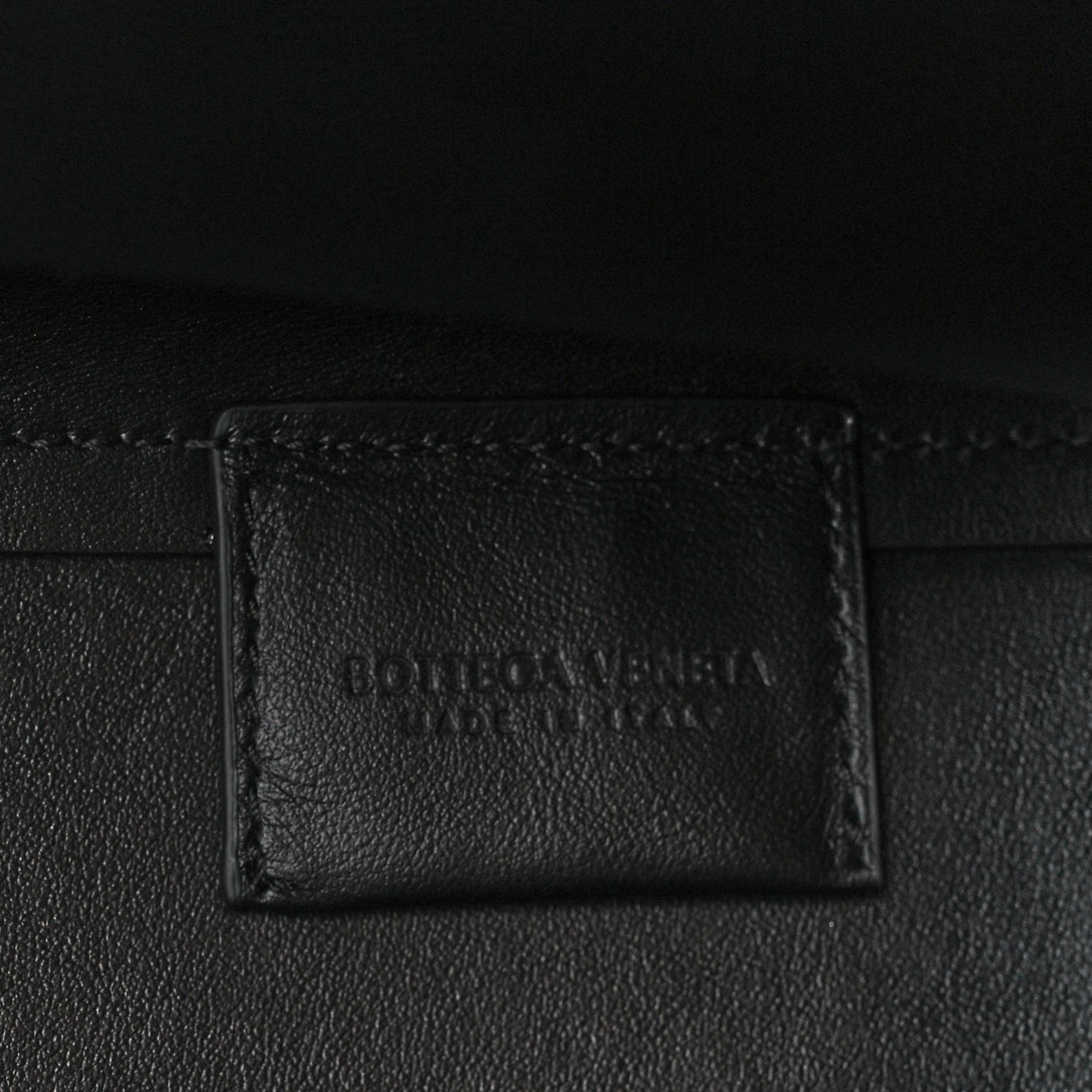 Calfskin Medium The Point Triangle Bag Black