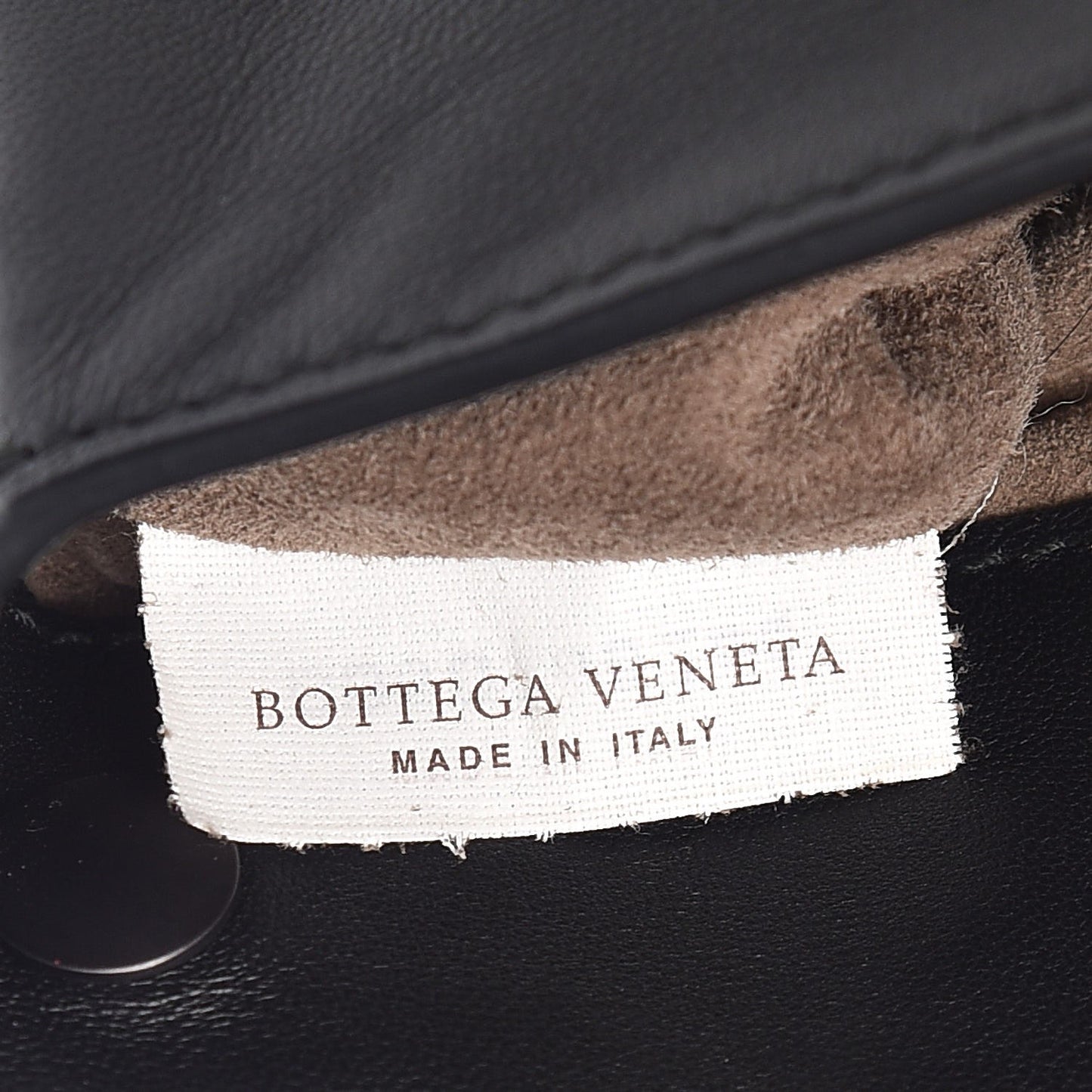 Nappa Intrecciato Two Micro Shoulder Bag Black