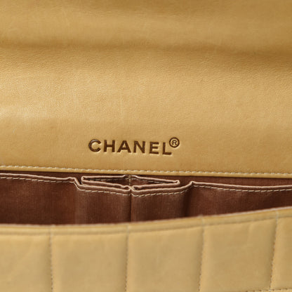 Chanel Lambskin East West Chocolate Bar Flap Beige 6 of 23