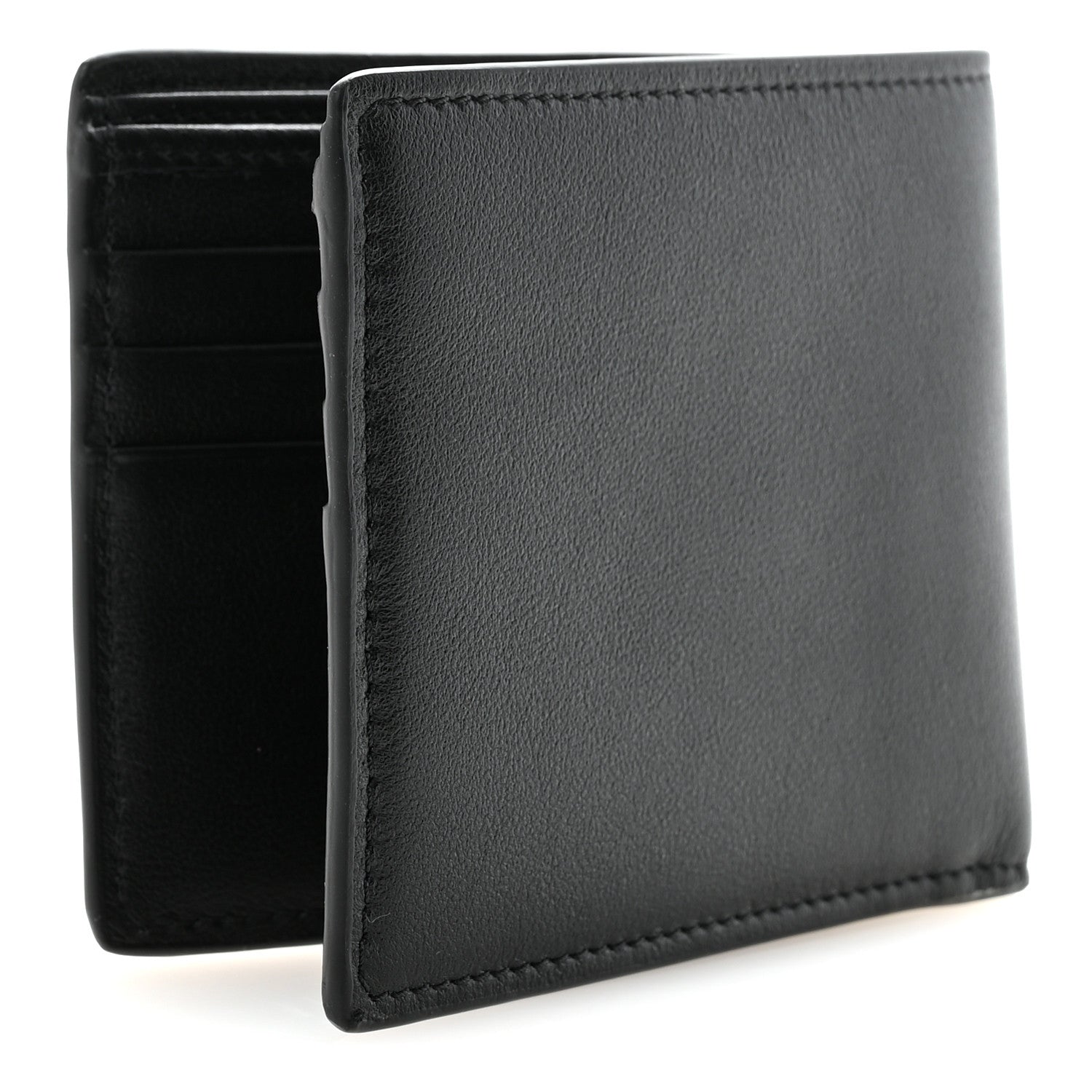 Versace Vitello Medusa Bi-Fold Wallet Black 3 of 6