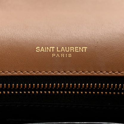 Saint Laurent Suede Monogram Medium Niki Chain Satchel Cinnamon 6 of 12