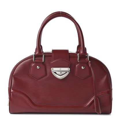 Louis Vuitton Epi Bowling Montaigne GM Rubis 1 of 10