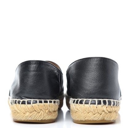 Chanel Lambskin CC Espadrilles 38 Black 7 of 11