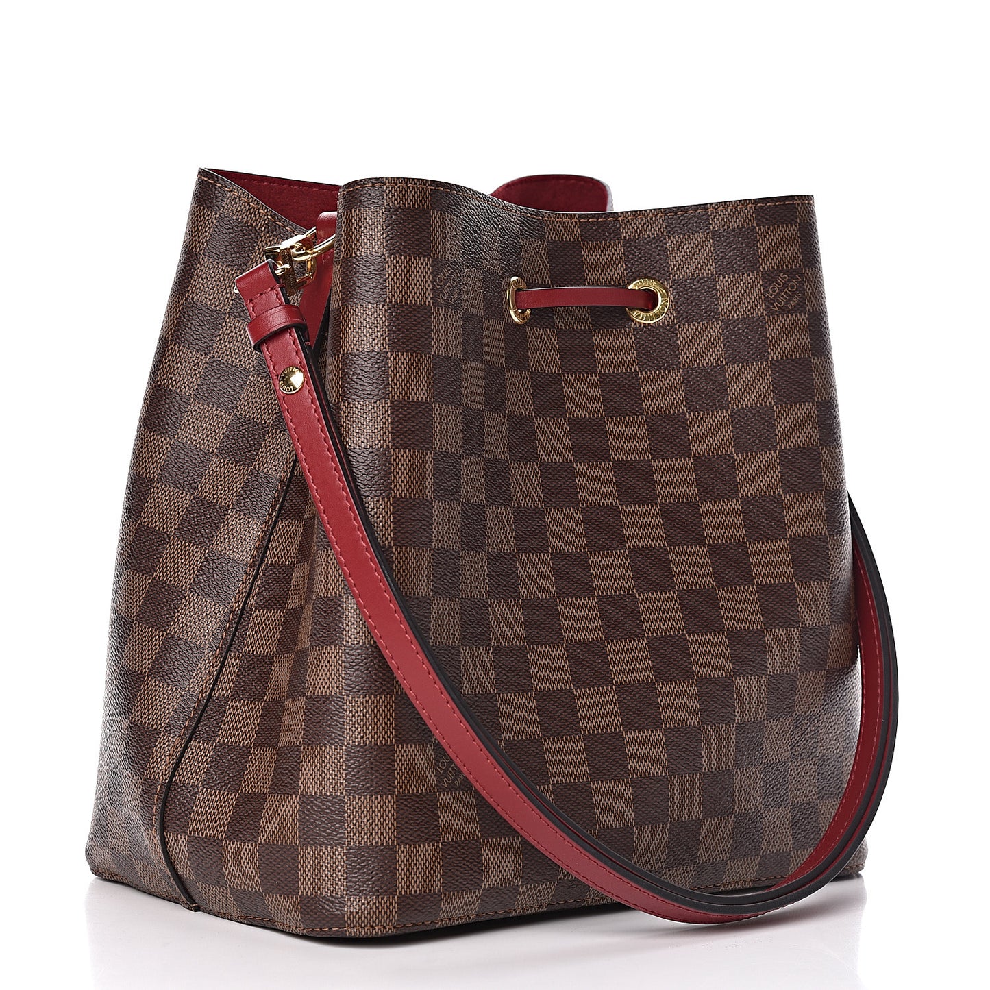 Damier Ebene Neonoe MM Cherry Berry