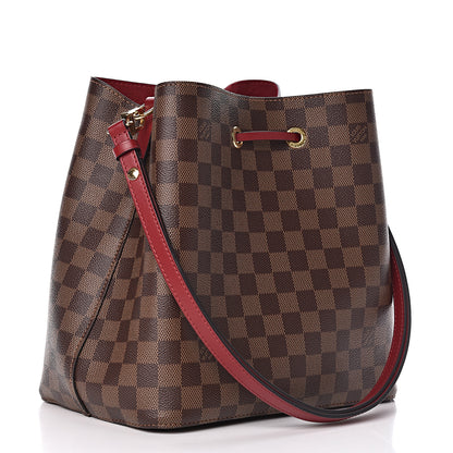 Louis Vuitton Damier Ebene Neonoe MM Cherry Berry 3 of 9