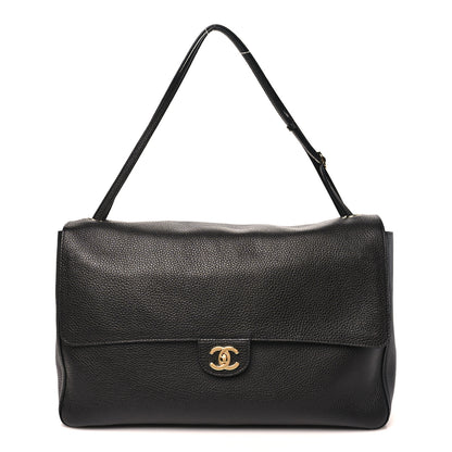 Chanel Grained Calfskin Souplissimo Maxi Flap Black 1 of 9