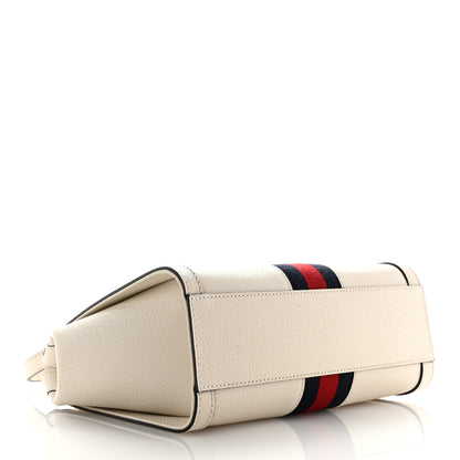 Gucci Textured Calfskin Web Small Ophidia Tote Bag Mystic White 4 of 11