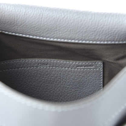 Chloe Calfskin Medium Marcie Round Crossbody Bag Cashmere Grey 8 of 9