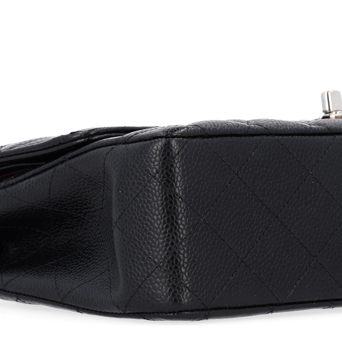 Chanel Caviar Quilted Medium Double Flap Black 9 of 10