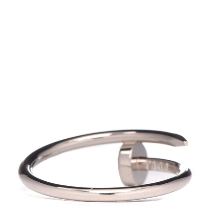 Cartier 18K White Gold Small Juste Un Clou Ring 56 7.5 3 of 6