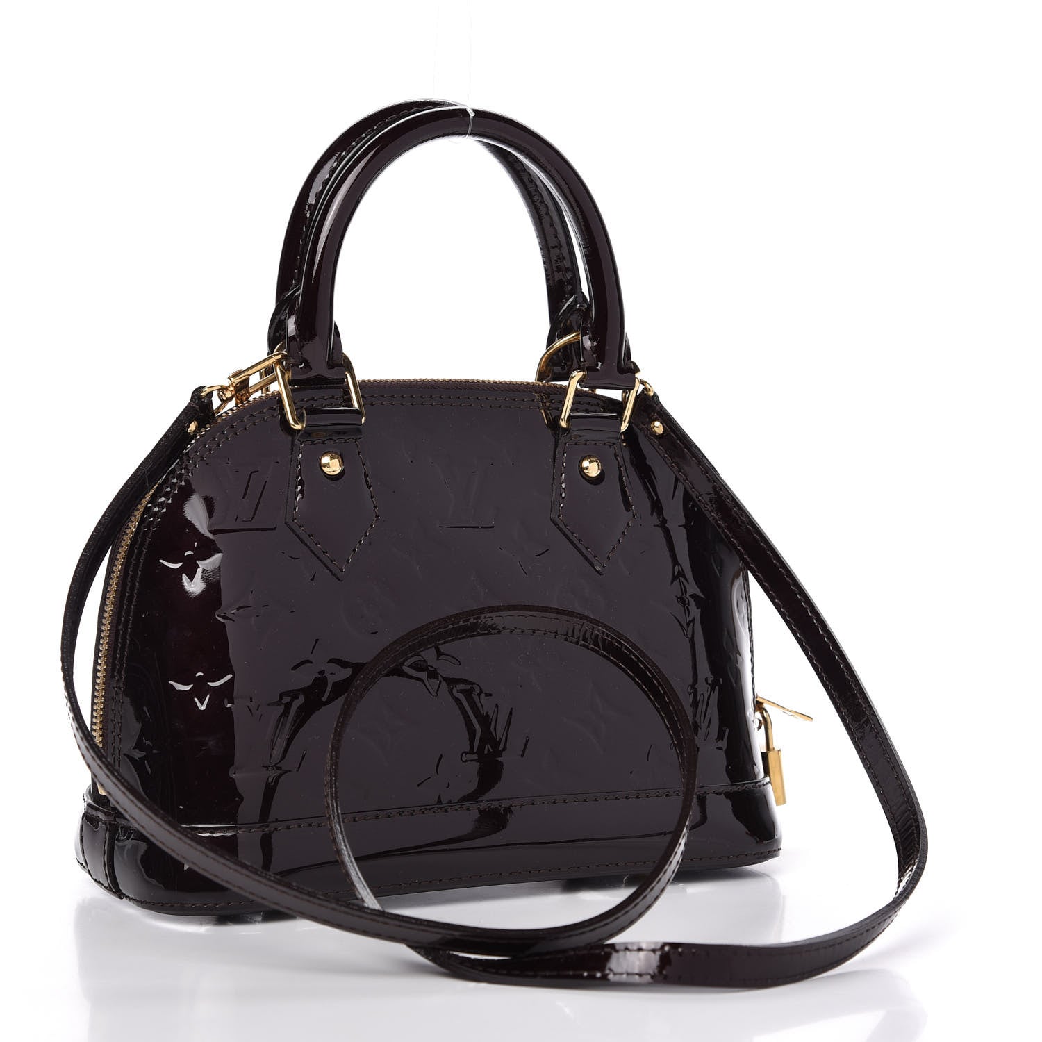 Louis Vuitton Vernis Alma BB Amarante 3 of 8