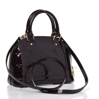 Louis Vuitton Vernis Alma BB Amarante 3 of 8