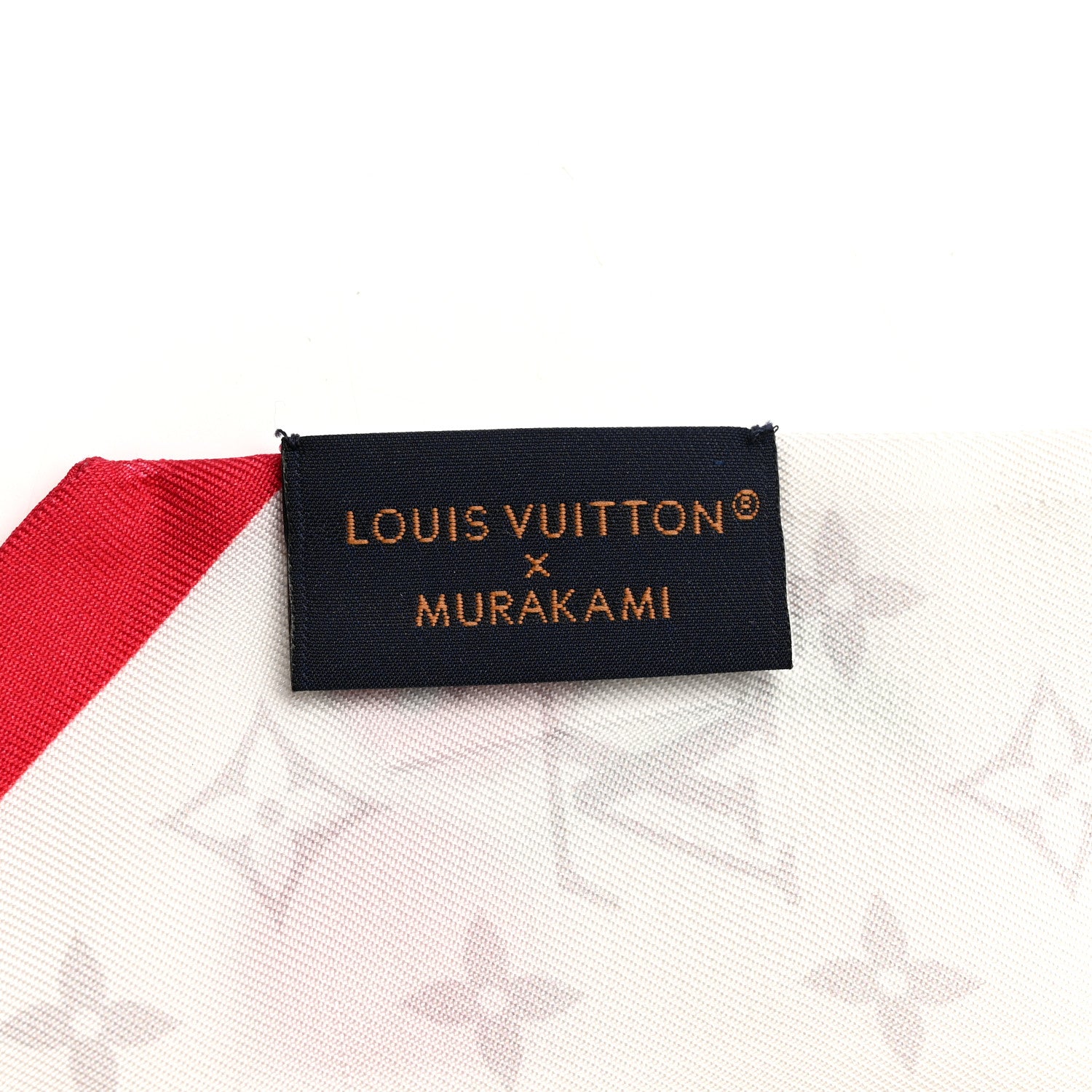Louis Vuitton LV X TM Silk Monogram Cerises Bandeau White 3 of 3