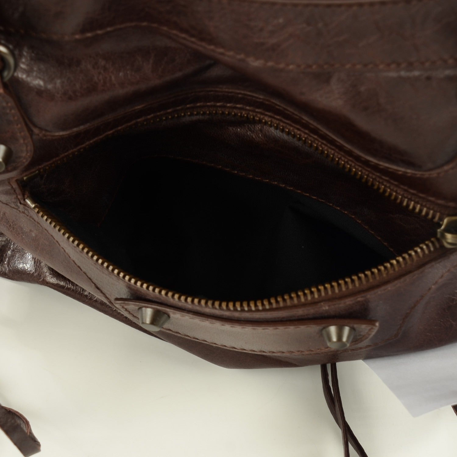 Balenciaga Agneau Classic Hardware City Cigare Fonce 7 of 16