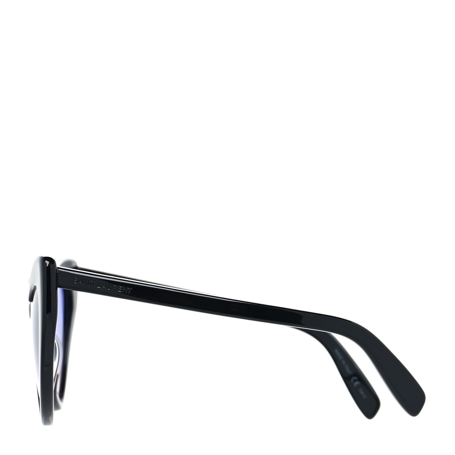 Saint Laurent Acetate Heart Frame Sunglasses Black 3 of 9