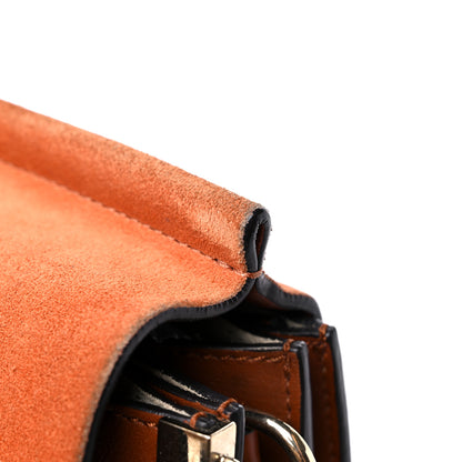 Chloe Suede Calfskin Medium Faye Shoulder Bag Tobacco 14 of 19