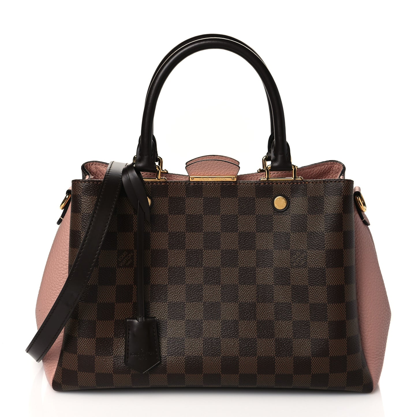Damier Ebene Cuir Taurillon Brittany Magnolia