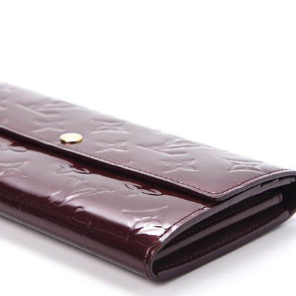 Louis Vuitton Vernis Sarah Wallet Rouge Fauviste 7 of 10