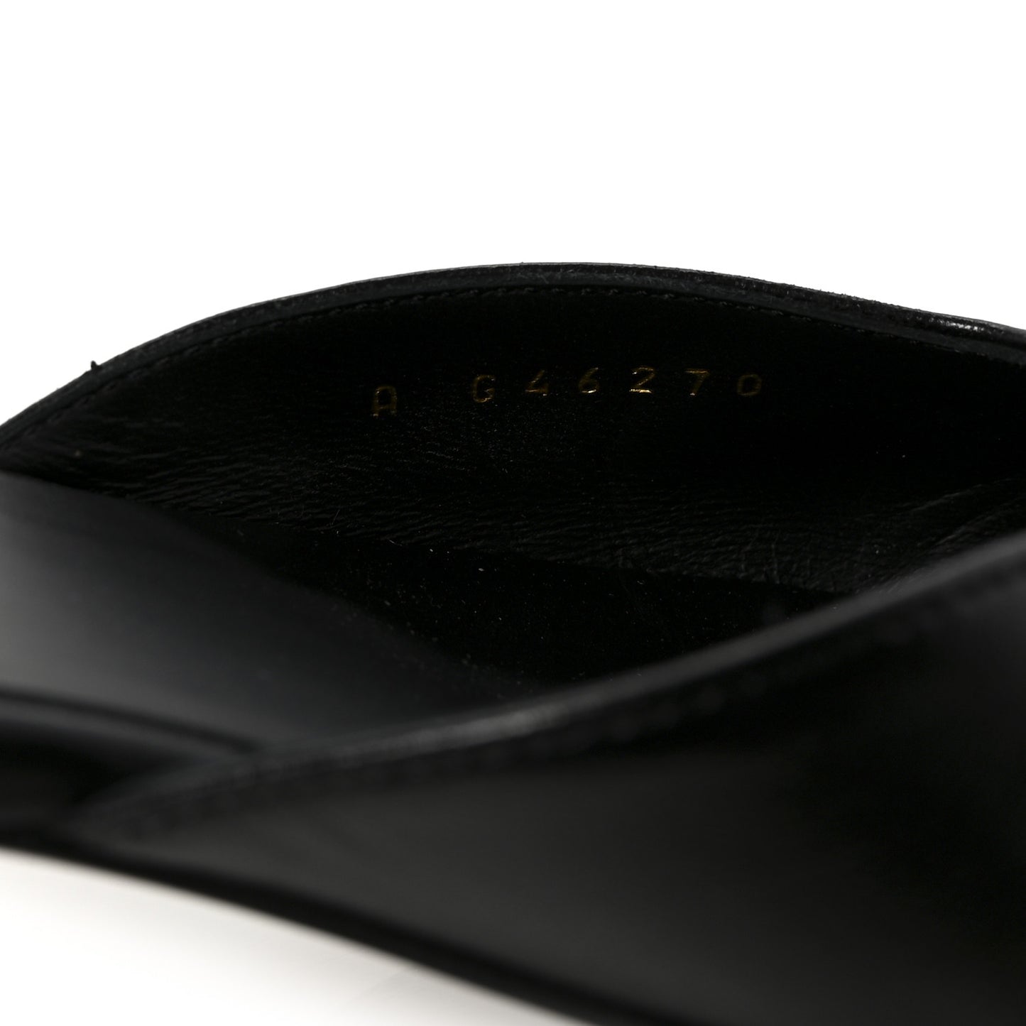 Lambskin Patent Cap Toe Crystal Enamel CC Mary Jane Slingback Flats 37 Black