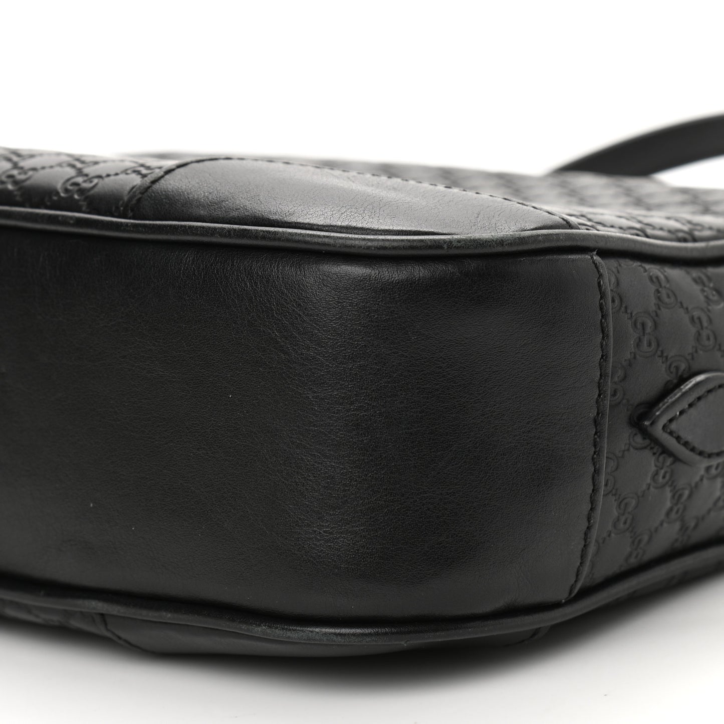 Microguccissima Mini Bree Messenger Bag Black