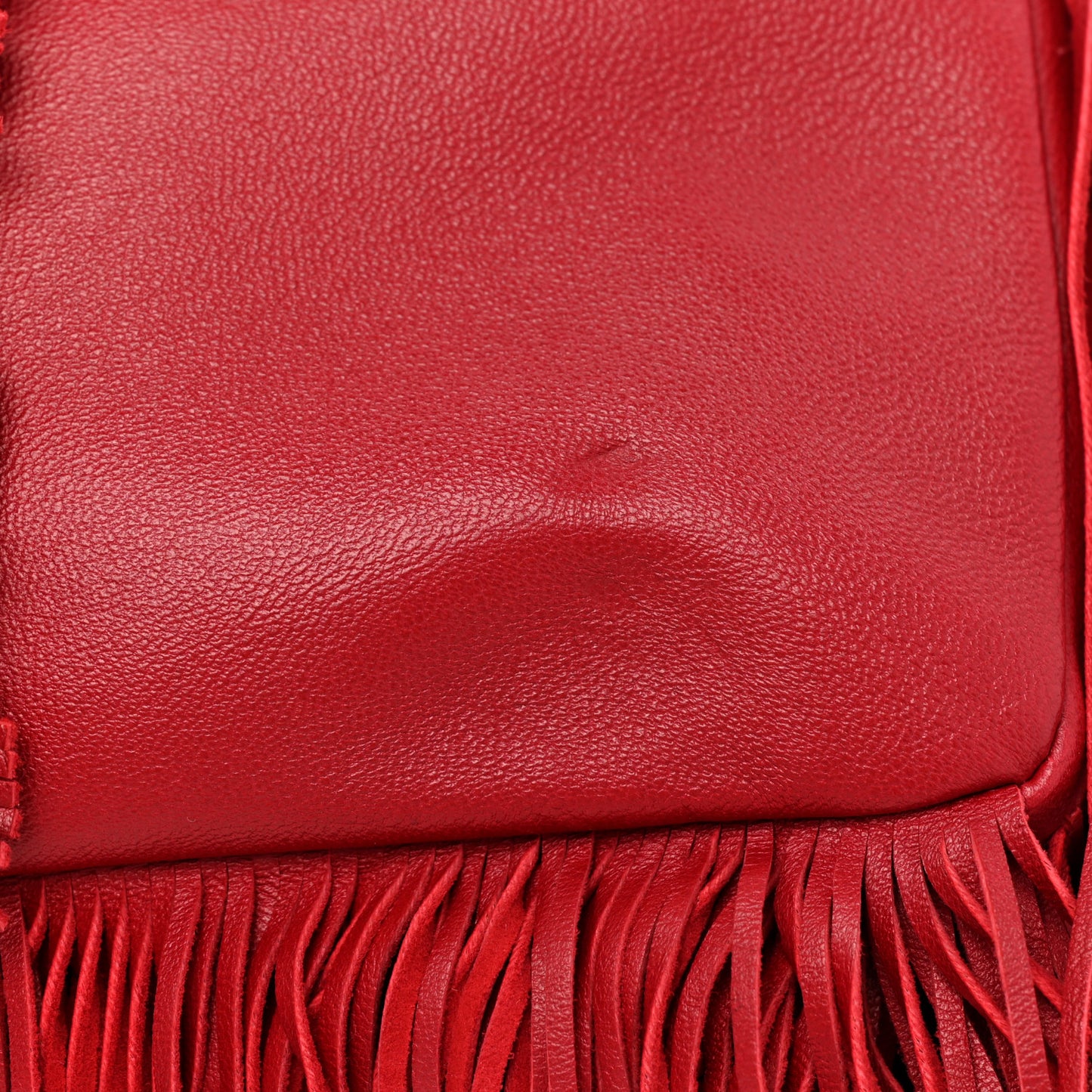 Nappa F is Fendi Fringe Baguette Fragola