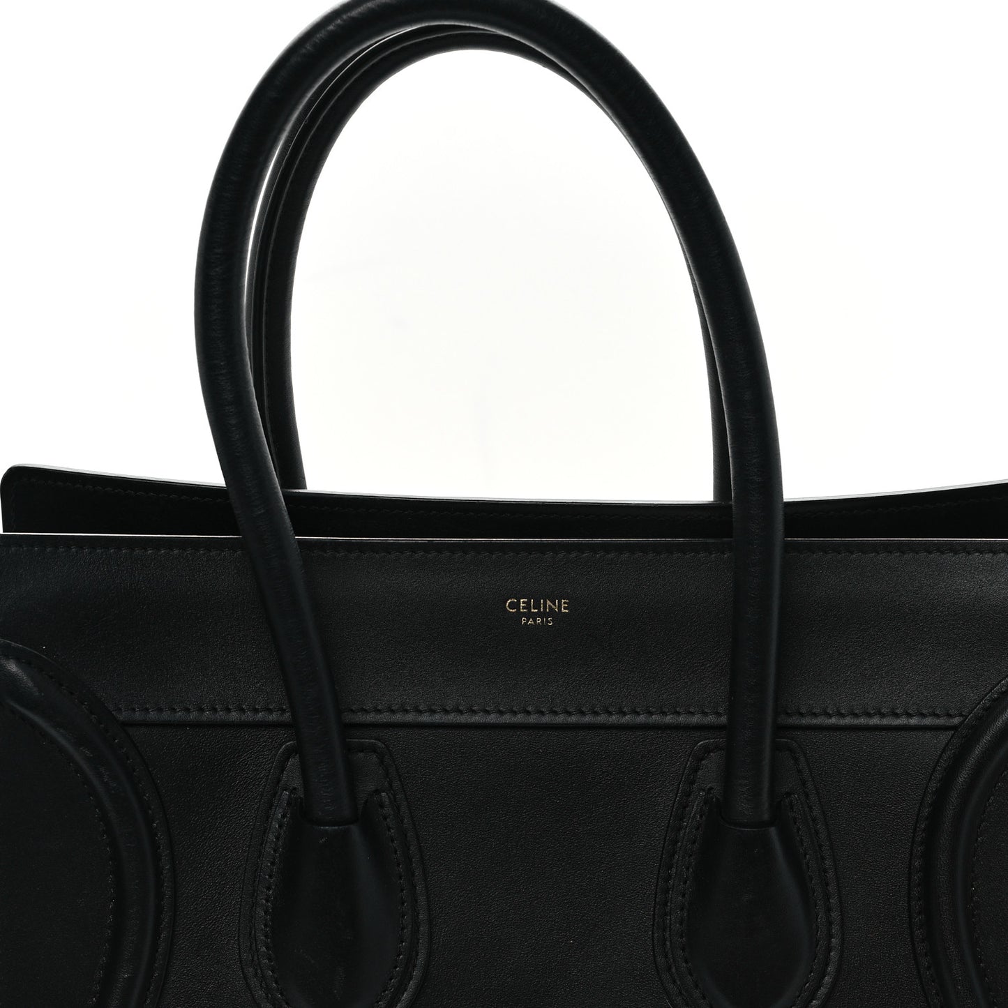 Smooth Calfskin Micro Luggage Black